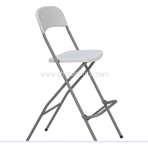 Folding plastic chair